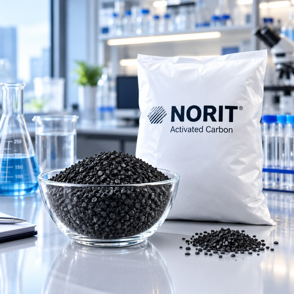 Activated Carbon NORIT GAC 400 – Ilustrasi karbon aktif granular 12x40 mesh